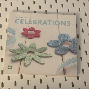 Celebrations Flower Decorations - Red, Blue, Green